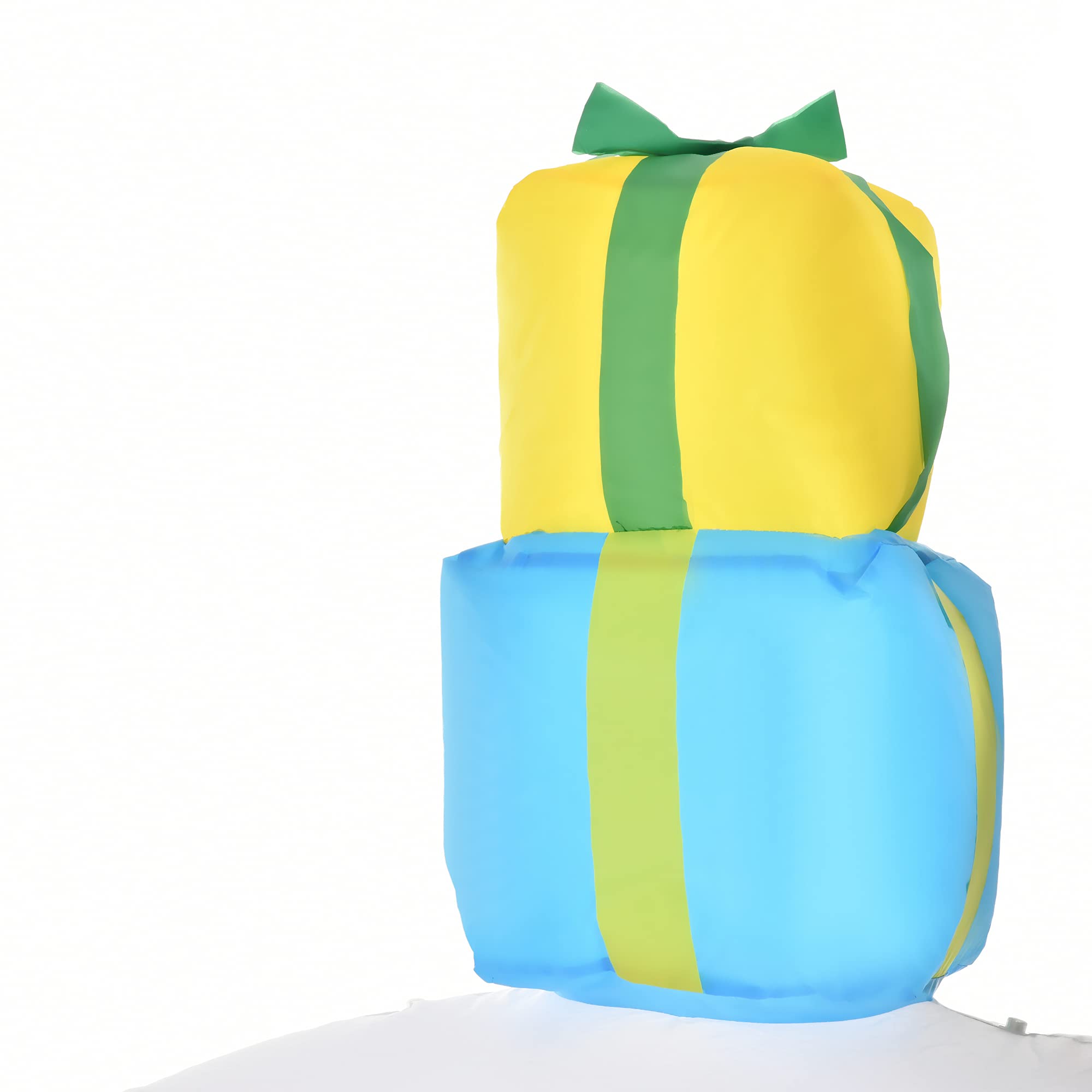 HOMCOM 7ft Christmas Decoration with Polar Bear and Two Penguins Inflatable Santa Decor Easy Set-Up Blow UP Decoration for Holiday Yard