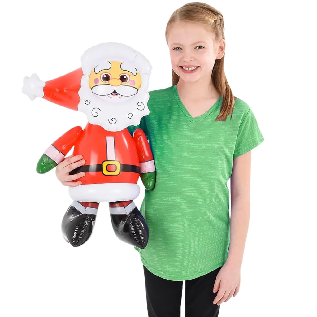 24" Tall Christmas Santa Inflatable ~ Indoor Or Outdoor Decor